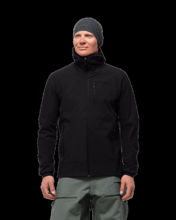 Norrona Heren Lofoten Hiloflex200 Capuchon Caviar Zwart