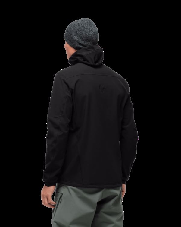 Norrona Heren Lofoten Hiloflex200 Capuchon Caviar Zwart