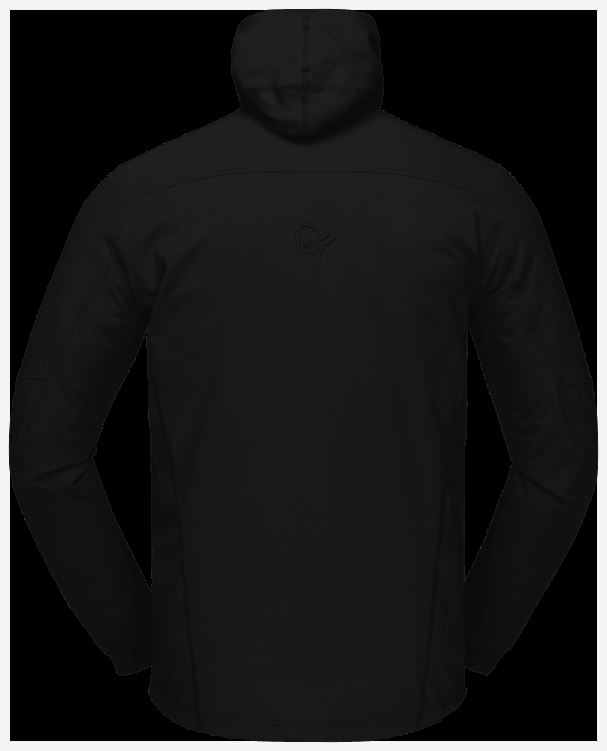 Norrona Heren Lofoten Hiloflex200 Capuchon Caviar Zwart