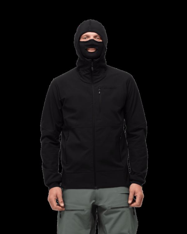 Norrona Heren Lofoten Hiloflex200 Capuchon Caviar Zwart