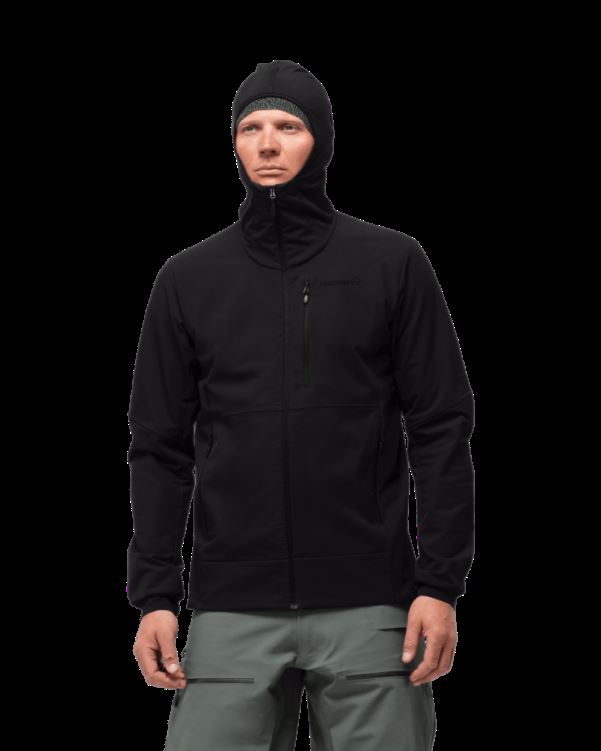 Norrona Heren Lofoten Hiloflex200 Capuchon Caviar Zwart