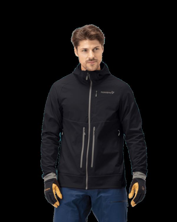 Norrona Heren Lyngen Hiloflex100 Jas Kaviaar/castor Grijs