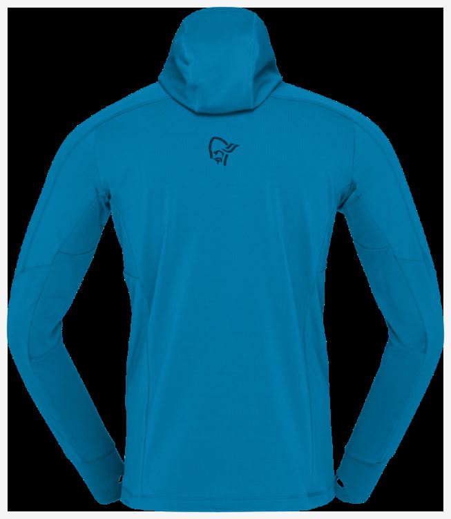 Norrona Falketind Power Grid Capuchon Hawaiian Surf/indigo Night Voor Heren