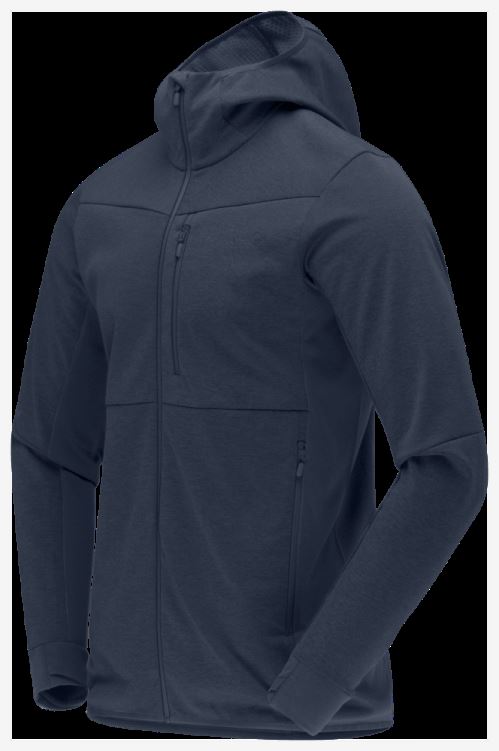 Norrona Heren Falketind Warm2 Octa Capuchon Indigo Nachtblauw
