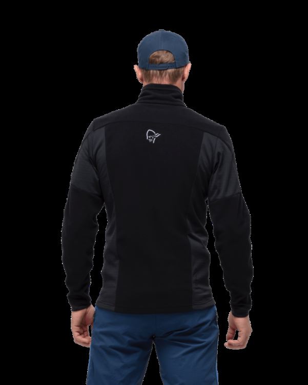 Norrona Heren Jas Falketind Warm1 Kaviaar Zwart