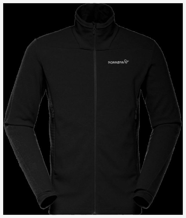 Norrona Heren Jas Falketind Warm1 Kaviaar Zwart