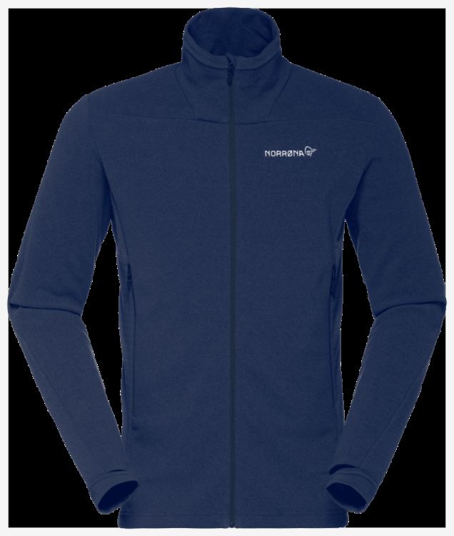 Norrona Heren Falketind Warm1 Jas Indigo Nachtblauw