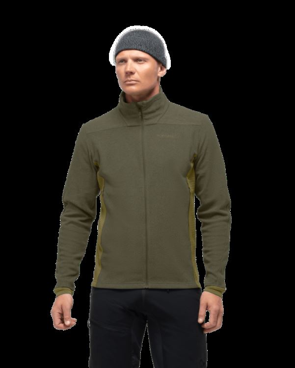 Norrona Heren Falketind Warm1 Jas Olijf Nacht/olijf Drab