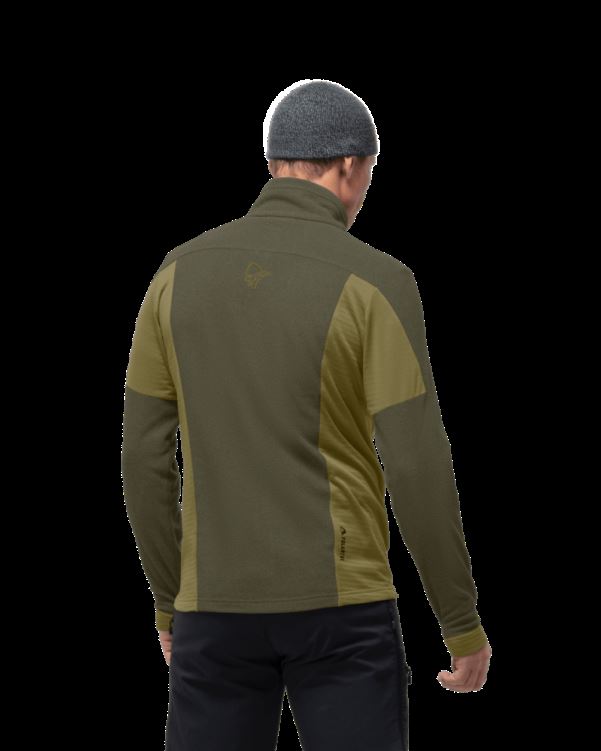 Norrona Heren Falketind Warm1 Jas Olijf Nacht/olijf Drab