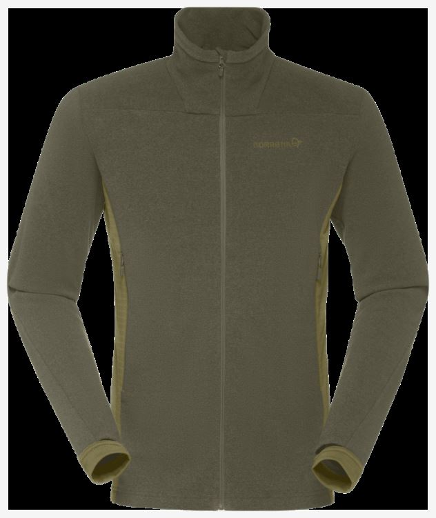 Norrona Heren Falketind Warm1 Jas Olijf Nacht/olijf Drab