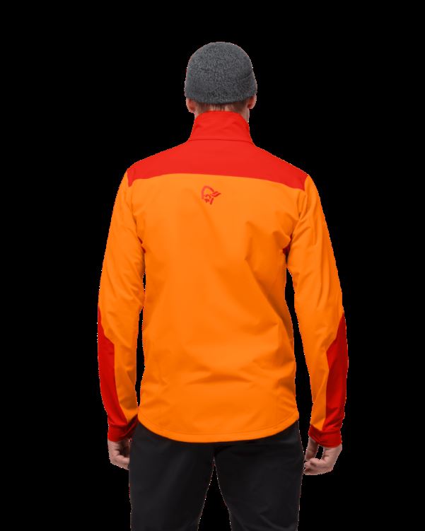 Norrona Heren Trollveggen Hiloflex200 Jas Oranje Popsicle