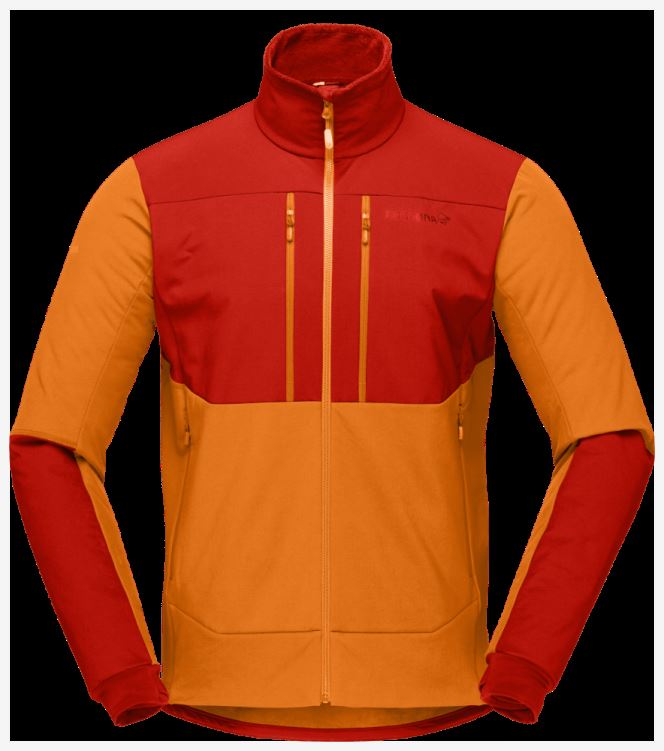 Norrona Heren Trollveggen Hiloflex200 Jas Oranje Popsicle