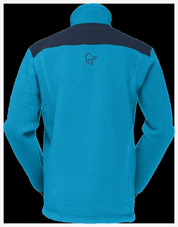 Norrona Trollveggen Thermal Pro Herenjack Hawaiian Surf Blauw