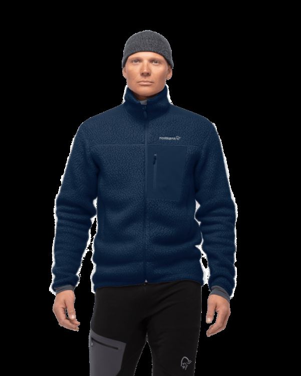 Norrona Trollveggen Thermal Pro Herenjack Indigo Nachtblauw
