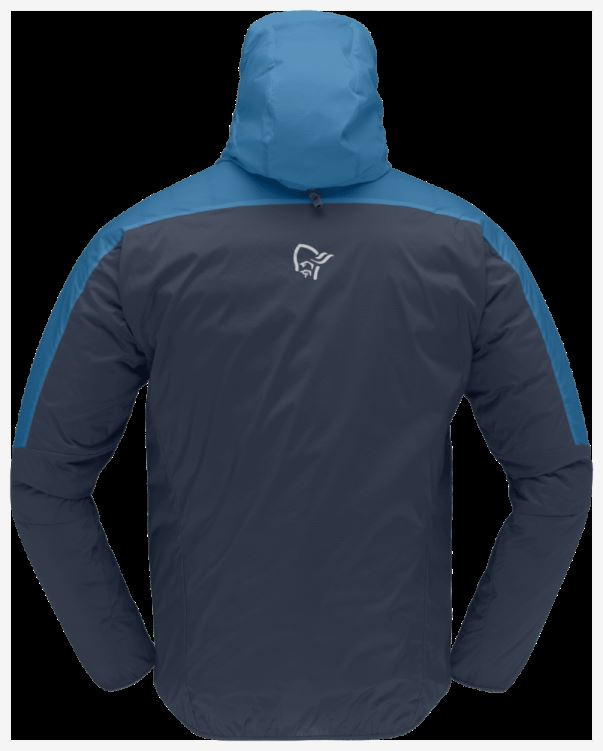 Norrona Heren Falketind Aero60 Hood Hawaiian Surf/indigo Night
