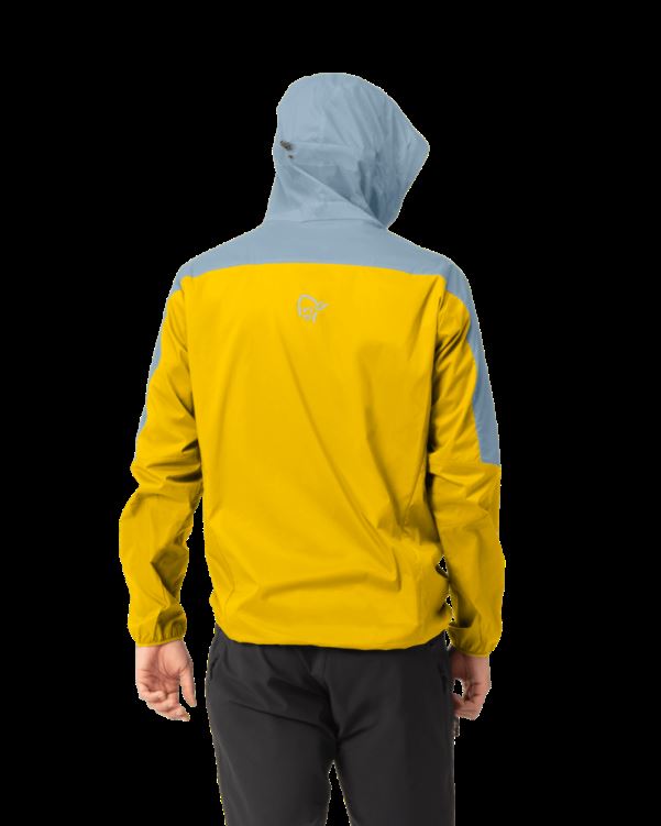 Norrona Heren Falketind Aero60 Kap Zwavel/blauw Mist