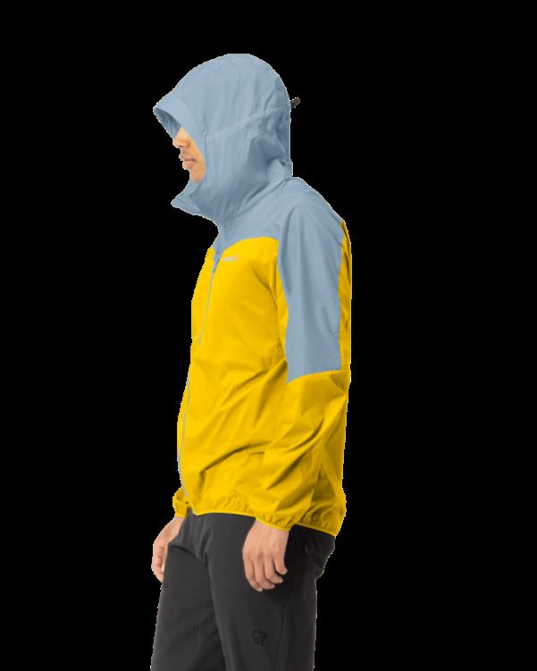 Norrona Heren Falketind Aero60 Kap Zwavel/blauw Mist