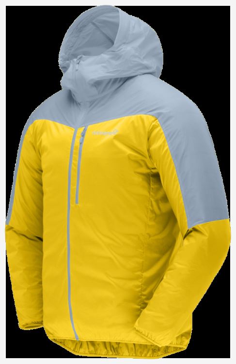 Norrona Heren Falketind Aero60 Kap Zwavel/blauw Mist