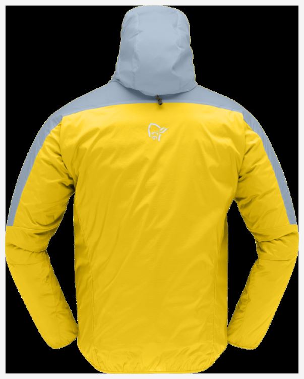 Norrona Heren Falketind Aero60 Kap Zwavel/blauw Mist