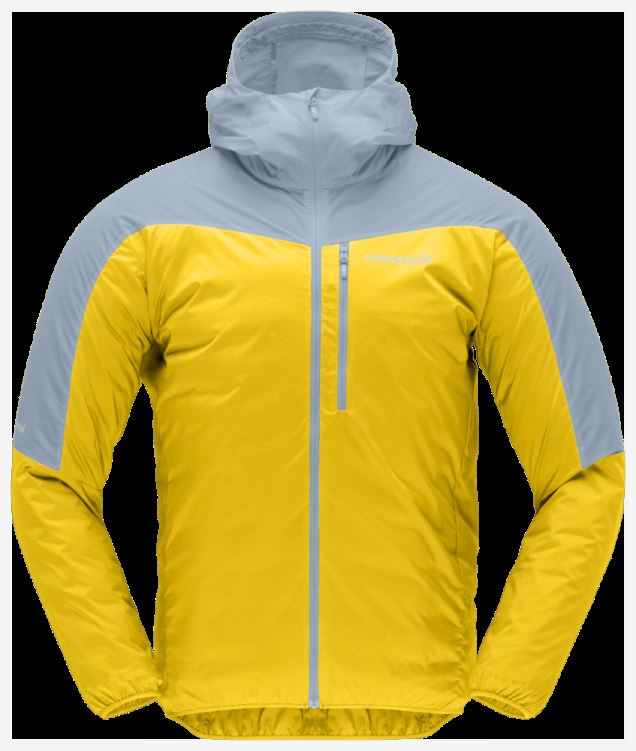 Norrona Heren Falketind Aero60 Kap Zwavel/blauw Mist