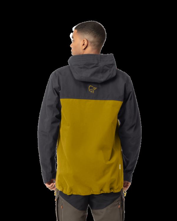 Norrona Svalbard Katoenen Herenjack Leigrijs/gouden Palm