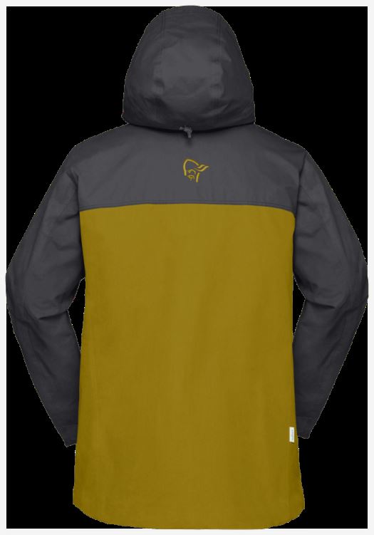 Norrona Svalbard Katoenen Herenjack Leigrijs/gouden Palm