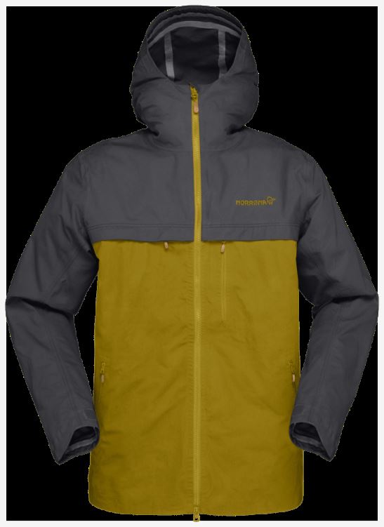 Norrona Svalbard Katoenen Herenjack Leigrijs/gouden Palm