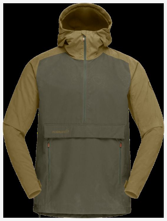 Norrona Svalbard Katoenen Heren Anorak Olijfgroen