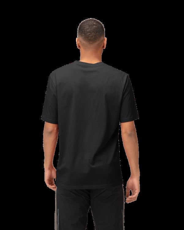 Norrona Heren /29 Katoenen Duotone T-shirt Caviar Zwart