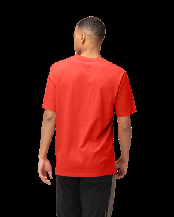 Norrona Heren /29 Katoenen Shutter Viking T-shirt Adrenaline Rood