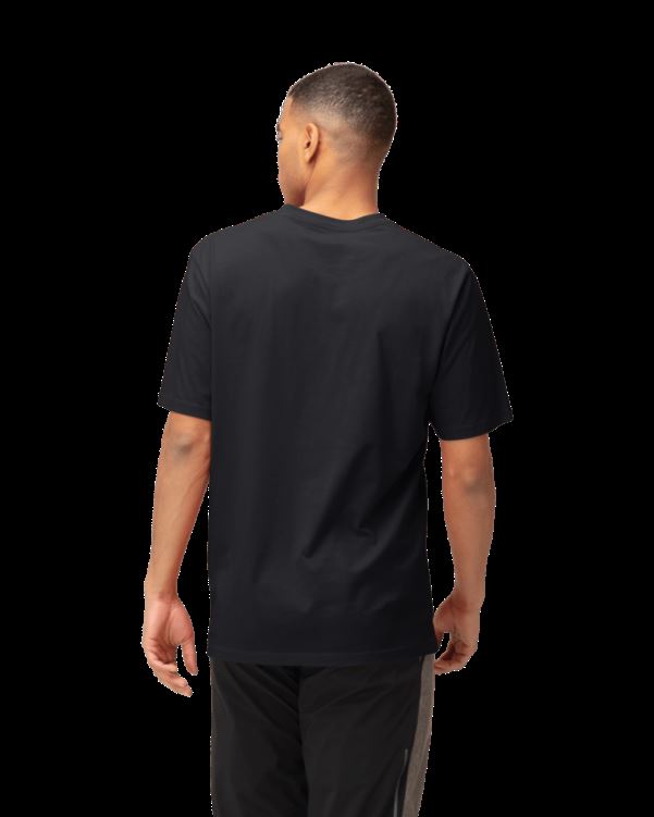 Norrona Heren /29 Katoenen Shutter Viking T-shirt Caviar Zwart