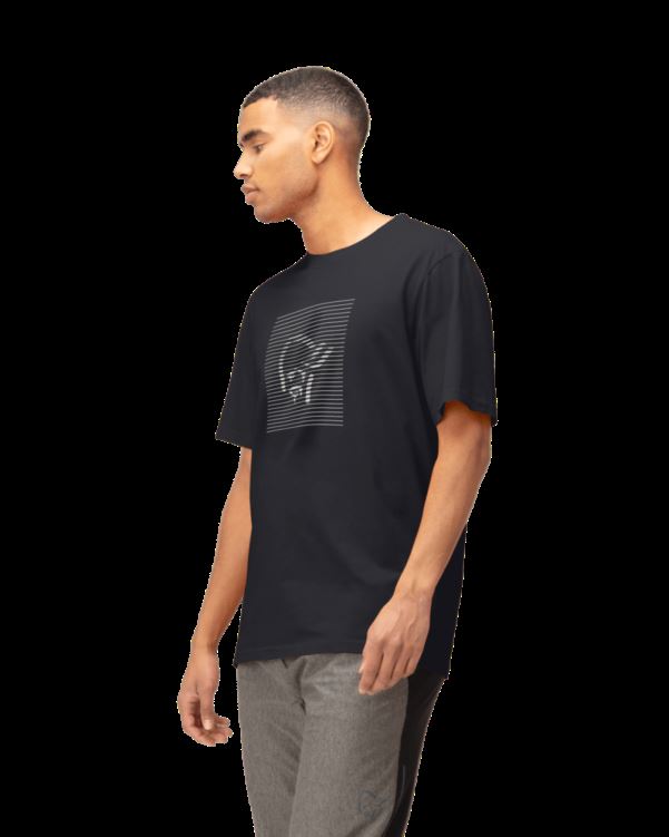 Norrona Heren /29 Katoenen Shutter Viking T-shirt Caviar Zwart