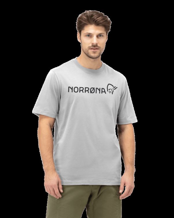 Norrona Heren /29 Katoen Norronaviking T-shirt Motregen Gemêleerd