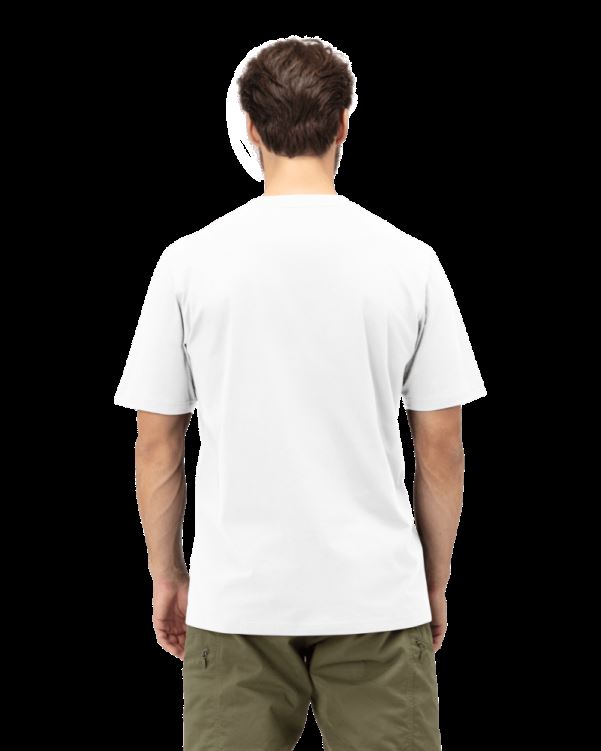 Norrona Heren /29 Katoenen Norronaviking T-shirt Puur Wit