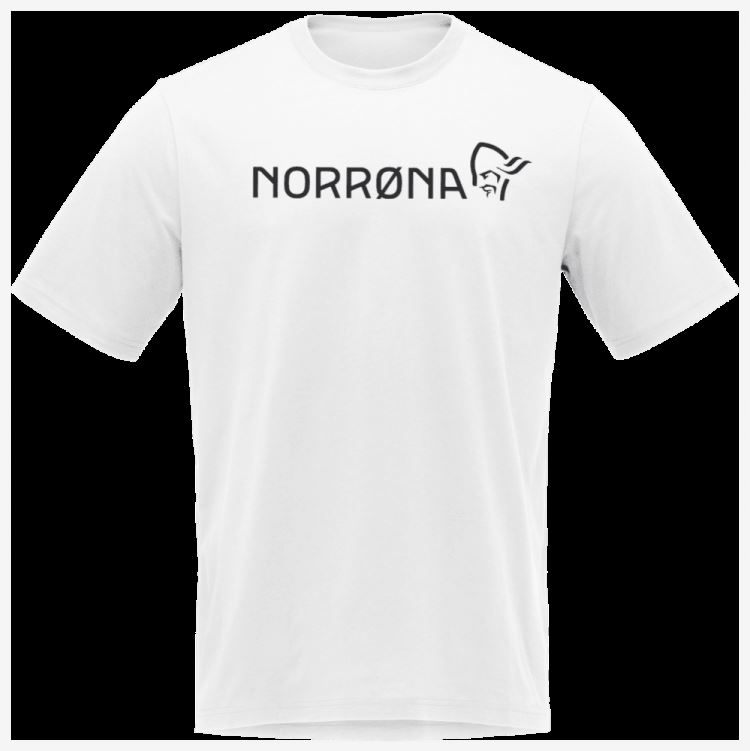 Norrona Heren /29 Katoenen Norronaviking T-shirt Puur Wit