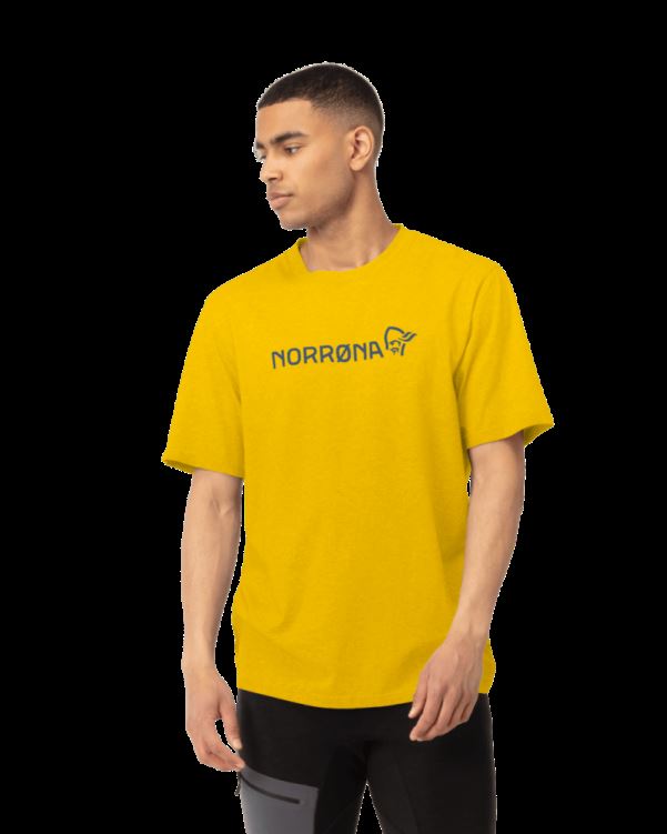 Norrona Heren /29 Katoen Norronaviking T-shirt Zwavel