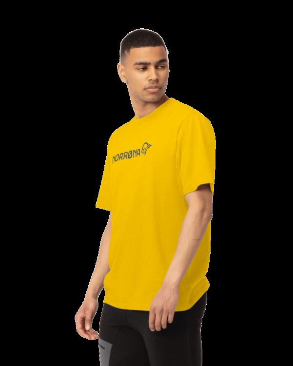Norrona Heren /29 Katoen Norronaviking T-shirt Zwavel