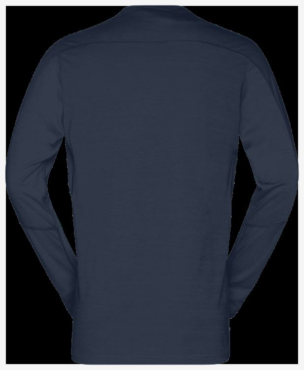 Norrona Heren Falketind Equalizer Merino Ronde Hals Indigo Nachtblauw