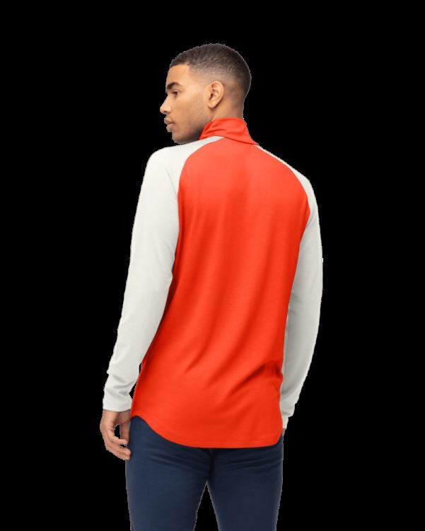 Norrona Heren Pureull Rits Hals Arednalin/sneeuwklokje