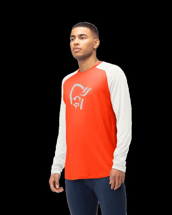 Norrona Heren Pureull Arednalin/sneeuwklokje Met Lange Mouwen