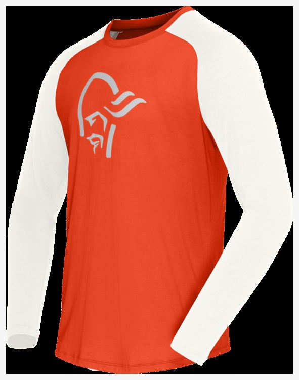 Norrona Heren Pureull Arednalin/sneeuwklokje Met Lange Mouwen