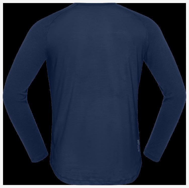 Norrona Heren Pureull Lange Mouw Indigo Nachtblauw