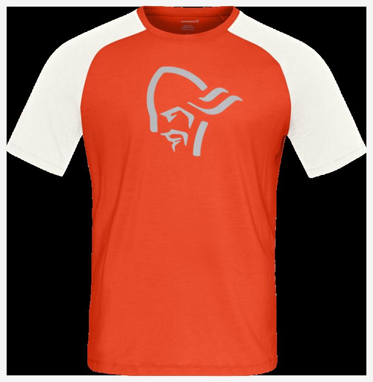 Norrona Pureull Heren T-shirt Arednalin/sneeuwklokje