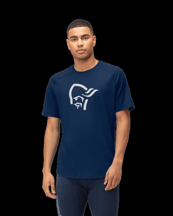 Norrona Heren Pureull T-shirt Indigo Nachtblauw