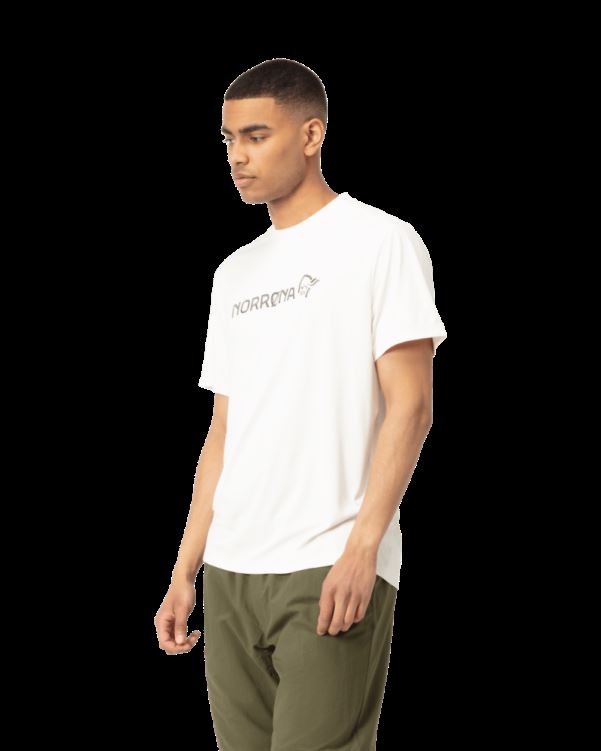 Norrona Heren Tech T-shirt Sneeuwklokje Wit
