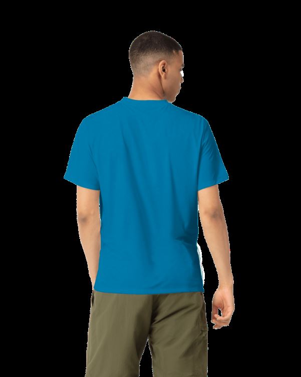 Norrona Heren Tech T-shirt Hawaiian Surf Blauw