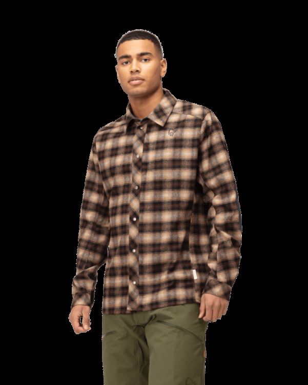 Norrona Heren Tamok Wollen Hemd Emperador