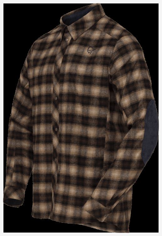 Norrona Heren Tamok Wollen Hemd Emperador