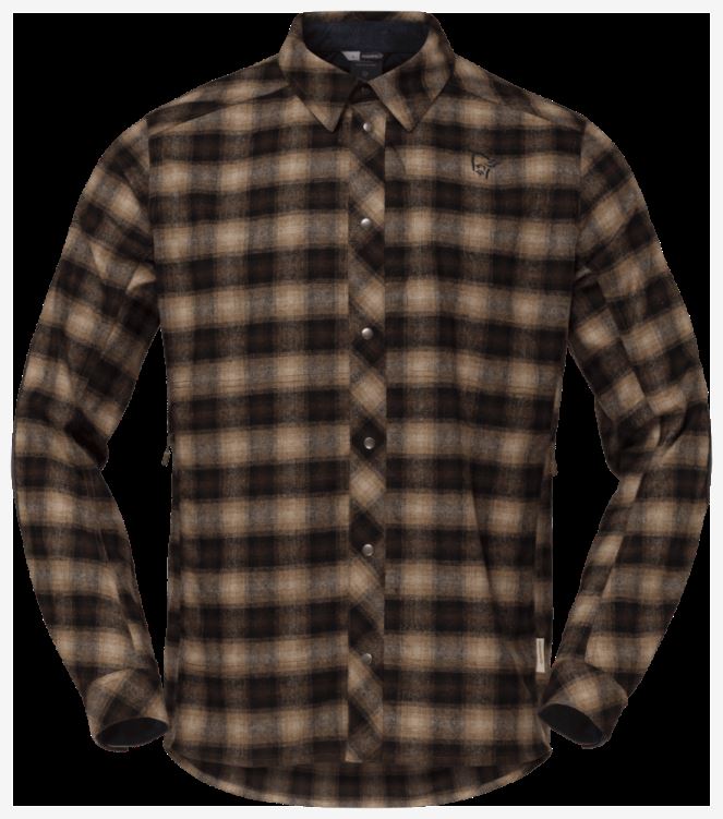 Norrona Heren Tamok Wollen Hemd Emperador