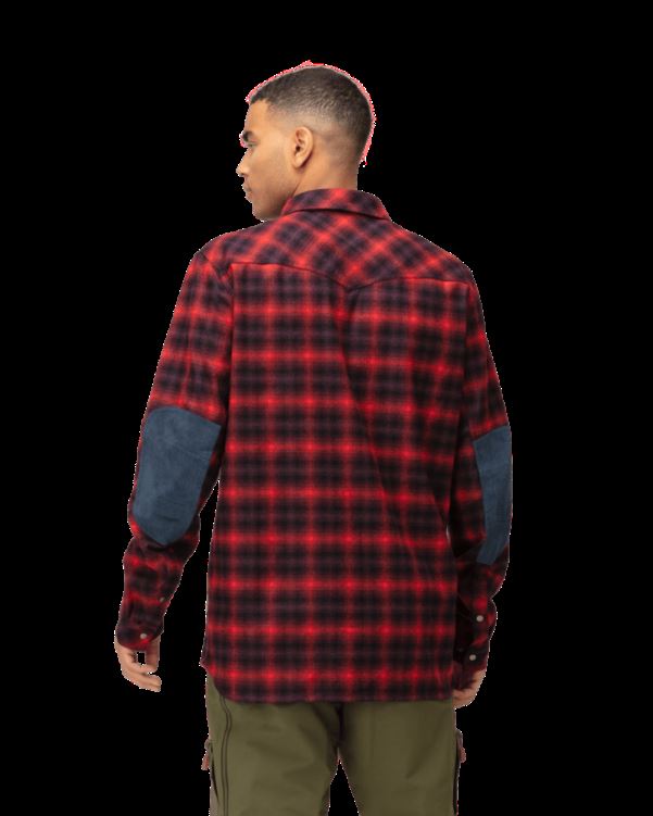 Norrona Heren Tamok Wollen Hemd Tawny Port